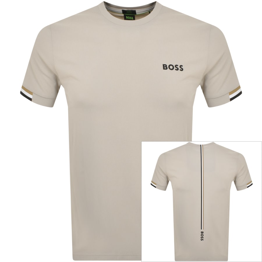 Boss MB Tee Shirt WI24 Beige Mens Size X Large 50506348 271